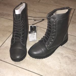 Rue 21 Grey Combat Boots